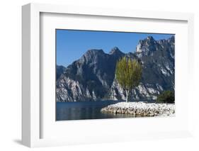 Lake Garda, Torbole, Beach, Trentino, Italy, Mountain Lake, Holiday Region, Relaxing, Vacation-Frank Fleischmann-Framed Photographic Print