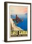 'Lake Garda' - Werbeplakat für den Gardasee. 1939-null-Framed Giclee Print