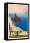 'Lake Garda' - Werbeplakat für den Gardasee. 1939-null-Framed Stretched Canvas