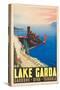 'Lake Garda' - Werbeplakat für den Gardasee. 1939-null-Stretched Canvas