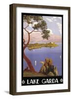 Lake Garda-null-Framed Giclee Print