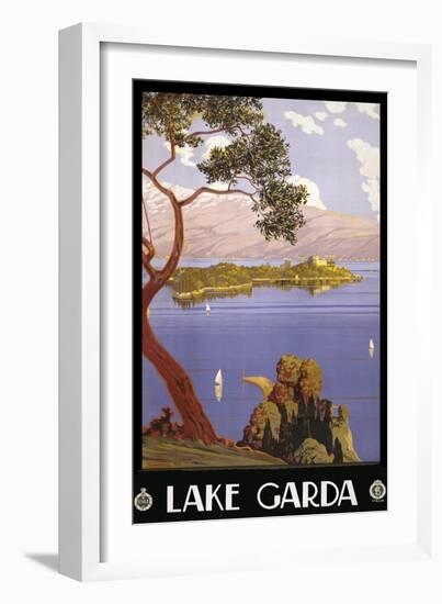 Lake Garda-null-Framed Giclee Print