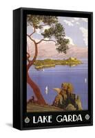Lake Garda-null-Framed Stretched Canvas