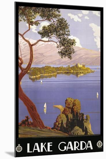 Lake Garda-null-Mounted Giclee Print