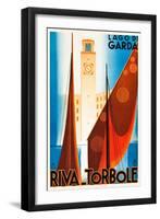 Lake Garda-Giuseppe Riccobaldi-Framed Art Print