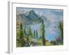 Lake Geneva, 1959-Oskar Kokoschka-Framed Art Print