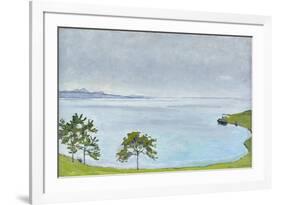 Lake Geneva from Chexbres Aus, 1911-Ferdinand Hodler-Framed Giclee Print