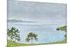 Lake Geneva from Chexbres Aus, 1911-Ferdinand Hodler-Mounted Giclee Print