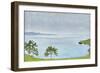 Lake Geneva from Chexbres Aus, 1911-Ferdinand Hodler-Framed Giclee Print