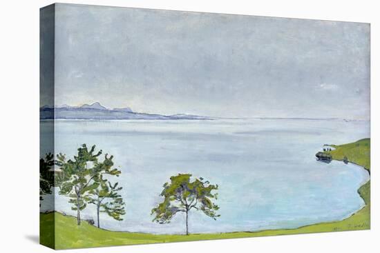 Lake Geneva from Chexbres Aus, 1911-Ferdinand Hodler-Stretched Canvas