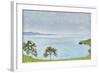 Lake Geneva from Chexbres Aus, 1911-Ferdinand Hodler-Framed Giclee Print