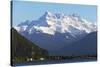 Lake Geneva (Lac Leman) and Dent du Midi, 3257m, Villeneuve, Vaud, Switzerland, Europe-Christian Kober-Stretched Canvas