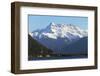 Lake Geneva (Lac Leman) and Dent du Midi, 3257m, Villeneuve, Vaud, Switzerland, Europe-Christian Kober-Framed Photographic Print