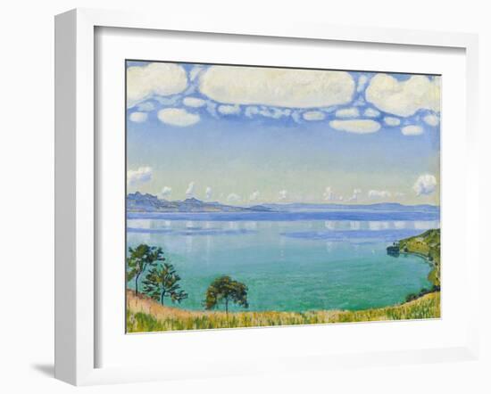 Lake Geneva Seen from Chexbres, 1905-Ferdinand Hodler-Framed Giclee Print