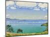 Lake Geneva Seen from Chexbres, 1905-Ferdinand Hodler-Mounted Giclee Print