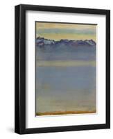 Lake Geneva with Savoyer Alps, 1907-Ferdinand Hodler-Framed Giclee Print