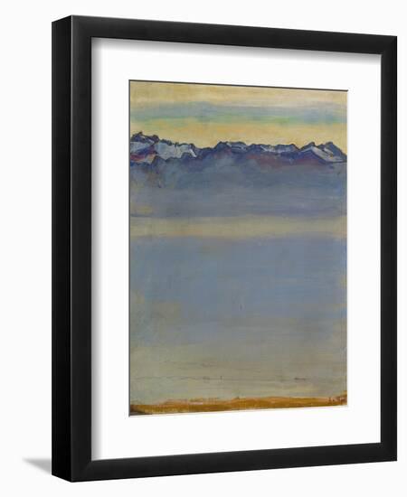 Lake Geneva with Savoyer Alps, 1907-Ferdinand Hodler-Framed Giclee Print