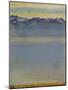 Lake Geneva with Savoyer Alps, 1907-Ferdinand Hodler-Mounted Giclee Print