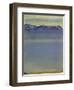 Lake Geneva with Savoyer Alps. 1907-Ferdinand Hodler-Framed Giclee Print