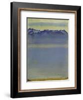 Lake Geneva with Savoyer Alps. 1907-Ferdinand Hodler-Framed Giclee Print