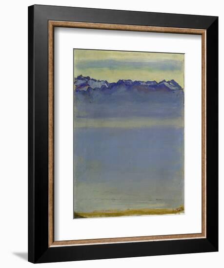 Lake Geneva with Savoyer Alps. 1907-Ferdinand Hodler-Framed Giclee Print