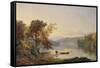 Lake George, 1871-Jasper Francis Cropsey-Framed Stretched Canvas