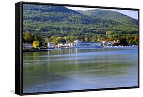 Lake George Autumn, New York-George Oze-Framed Stretched Canvas