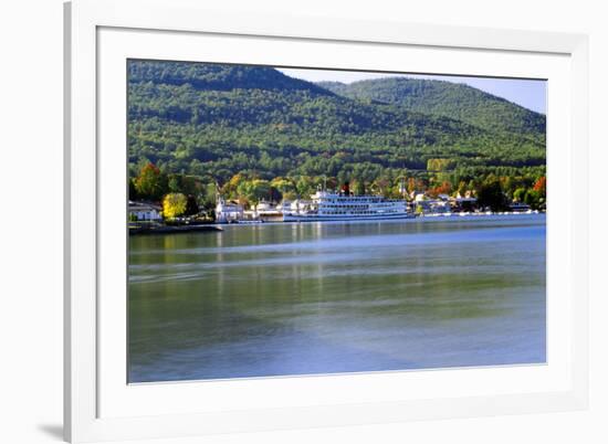 Lake George Autumn, New York-George Oze-Framed Photographic Print