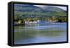 Lake George Autumn, New York-George Oze-Framed Stretched Canvas