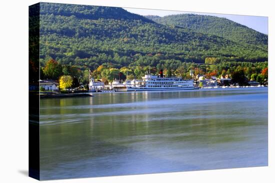 Lake George Autumn, New York-George Oze-Stretched Canvas