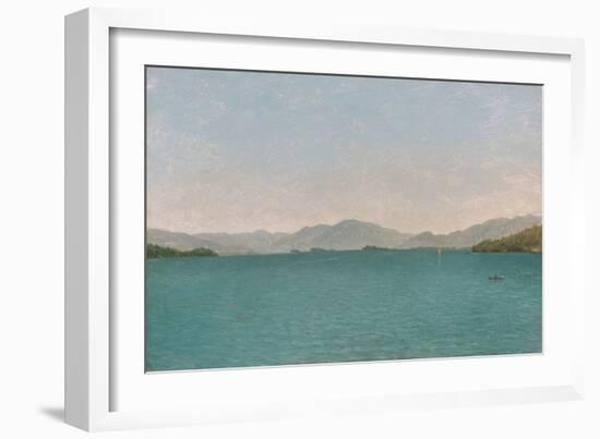 Lake George, Free Study, 1872-John Frederick Kensett-Framed Giclee Print