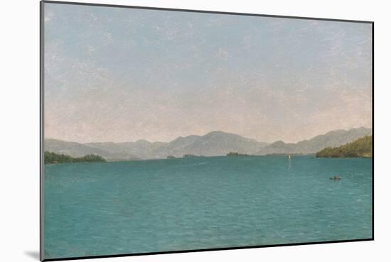 Lake George, Free Study, 1872-John Frederick Kensett-Mounted Giclee Print