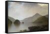 Lake George Landscape-John Frederick Kensett-Framed Stretched Canvas