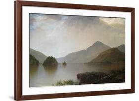 Lake George Landscape-John Frederick Kensett-Framed Premium Giclee Print