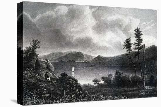 Lake George, New York, 1855-null-Stretched Canvas