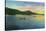 Lake George, New York - Bolton Landing View of Couples Canoeing-Lantern Press-Stretched Canvas