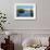 Lake George, New York - Lake View of Shelving Rock Mountain-Lantern Press-Framed Art Print displayed on a wall