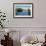 Lake George, New York - Lake View of Shelving Rock Mountain-Lantern Press-Framed Art Print displayed on a wall