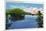 Lake George, New York - Lake View of Shelving Rock Mountain-Lantern Press-Mounted Art Print