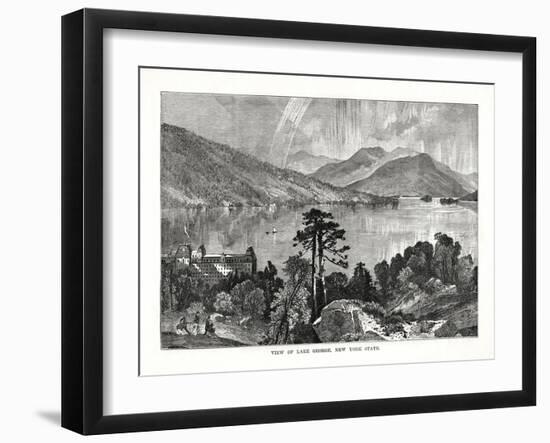 Lake George, New York State, USA, 1877-null-Framed Giclee Print