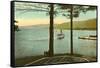 Lake George, New York-null-Framed Stretched Canvas