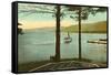 Lake George, New York-null-Framed Stretched Canvas