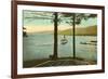 Lake George, New York-null-Framed Premium Giclee Print
