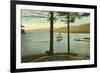 Lake George, New York-null-Framed Premium Giclee Print