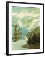 Lake George, Sierra Nevada-Elmer Wachtel-Framed Giclee Print