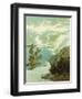 Lake George, Sierra Nevada-Elmer Wachtel-Framed Premium Giclee Print