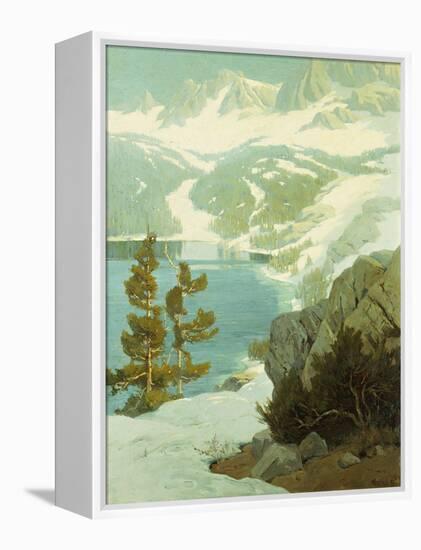 Lake George, Sierra Nevada-Elmer Wachtel-Framed Stretched Canvas