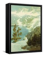 Lake George, Sierra Nevada-Elmer Wachtel-Framed Stretched Canvas