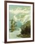 Lake George, Sierra Nevada-Elmer Wachtel-Framed Giclee Print