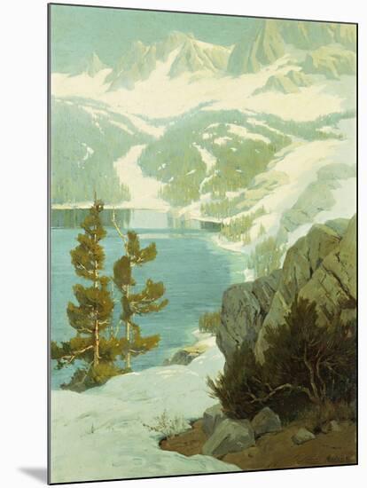 Lake George, Sierra Nevada-Elmer Wachtel-Mounted Giclee Print